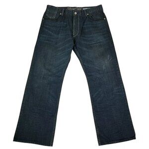 Silver Tab Men's Blue Denim Gordie Worker Straight Leg Slim Boot Jean Size 36x30